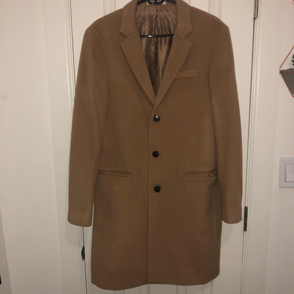 Club Monaco Cashmere Camel Top Coat